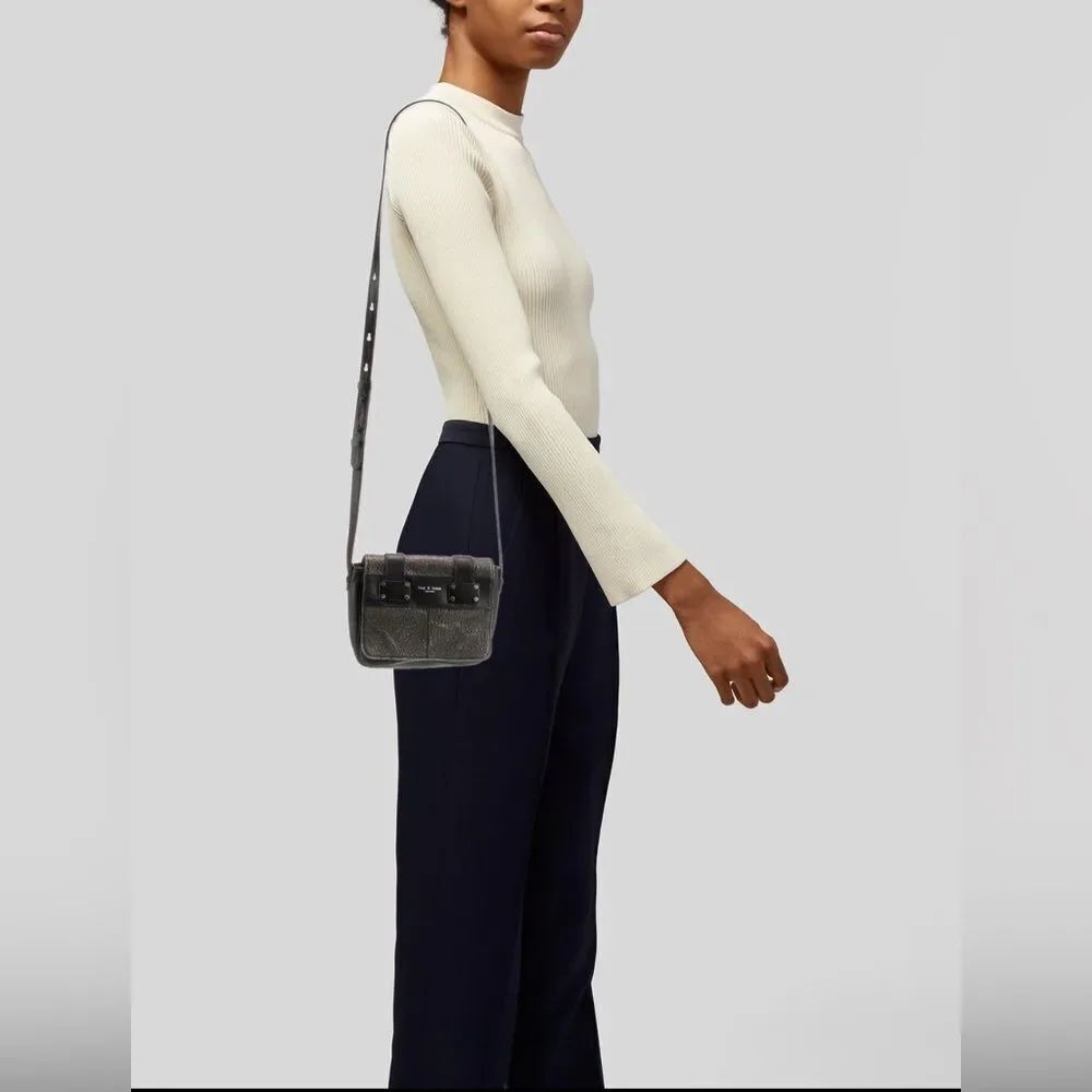 🖤 Rag & Bone Mini Pilot Leather Crossbody Bag 🖤